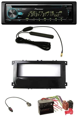 Pioneer CD MP3 AUX DAB USB Autoradio für Ford C-Max Galaxy Focus ab 2007 glänzen - Bild 1 von 4