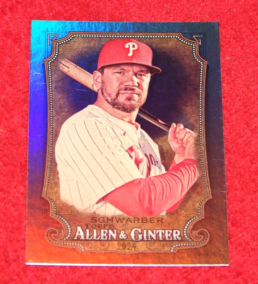 KYLE SCHWARBER PHILLIES 2024 TOPPS ALLEN GINTER SILVER PORTRAIT SP #306 (KS-231) - Image 1 of 1