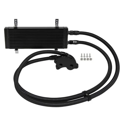 Kit de enfriador de aceite de doble paso mediano y placa para BMW Mini Cooper S R53 R52 R50 BK Foto 1 de 4