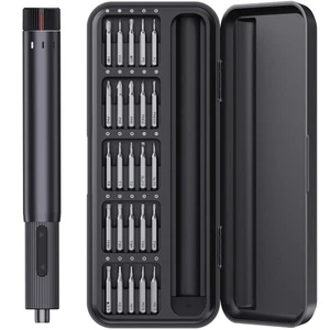 Mini Electric Screwdriver, Precision Screwdriver Set with 24 Magnetic Bits Re... - Picture 1 of 7