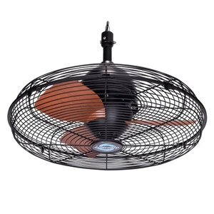 TORNADO 20-INCH OUTDOOR DOWNROD MOUNT CEILING FAN, 3 SPEEDS, HI-FAN-20CEIL-WR - Picture 1 of 5