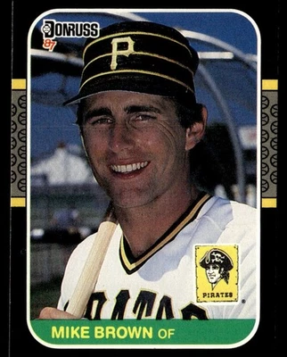 1987 Donruss Mike Brown Pittsburgh Pirates #168 - Image 1 of 2