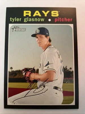 2020 Topps Heritage - Tyler Glasnow #365 - Image 1 of 2