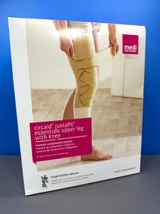 CIRCAID JUXTAFIT UPPER LEG + KNEE COMPRESSION SYSTEM MEDIUM LEFT BEIGE CJF530L3 - Picture 1 of 5