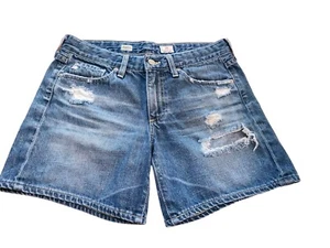 AG Adriano Goldschmied Hailey Ex boyfriend Roll Up Shorts Size 26R - Picture 1 of 11
