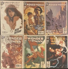 WONDER WOMAN #189-194 DC COMIC BOOKS ADAM HUGHES SEXY COVERS GAL GADOT 2003