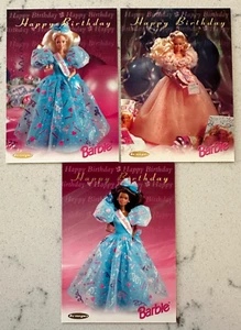 Barbie Tempo 1996 feliz cumpleaños conjunto de 3, #/5000 -35 - Imagen 1 de 2