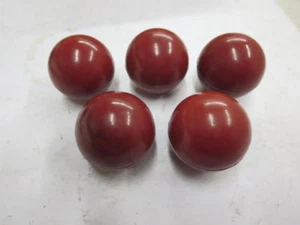 Vintage Car Truck Jeep 1 1/2 Inch Diameter 3/8 NC Thread Red Gear Shift Knobs - Foto 1 di 2