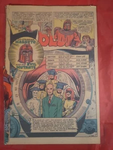 X Men #7 The return of the Blob Coverless Ripped two first pages. See photos - Picture 1 of 4
