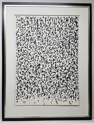 Otto Piene - Serigraphie "Pollock" Handsigniert + Museumsglas - Bild 1 von 4