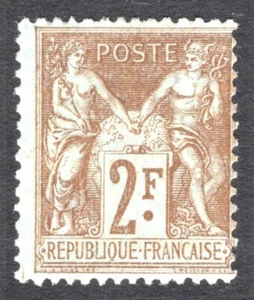 FRANCE / SAGE TYPE 1900 / Y&T # 105 MINT MH TYPE I (N UNDER U) - Picture 1 of 3