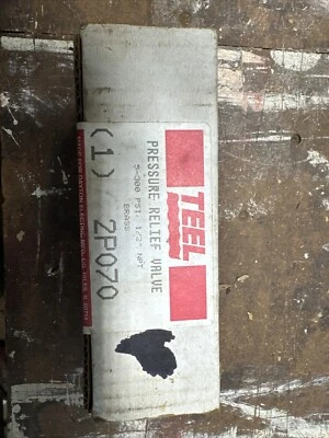 Teel / Grainger 2P070 Pressure Relief Valve 5-300psi ½” NPT Brass Brand New - Image 1 of 3
