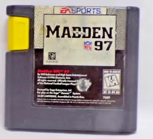 Madden NFL 97 Authentic Sega Genesis (1996) Cartage Only - Bild 1 von 12