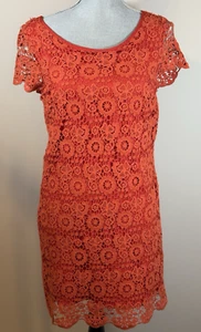 Moulinette Soeurs Shift Dress Womens 0 Crochet Romantic Cottagecore Wedding - Picture 1 of 12