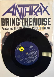 Anthrax – Bring The Noise 7£ vinyl record limited etched in picture sleeve 1991 - Picture 1 of 16