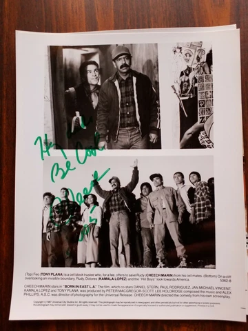 CHEECH MARIN Authentic Signed AUTOGRAPH 8 x 10 Photo - Cheech and Chong Cover