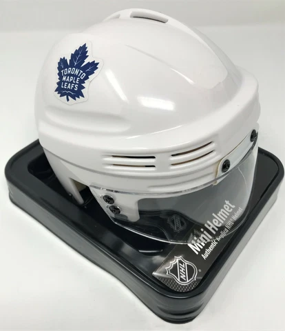 TORONTO MAPLE LEAFS NHL LICENSED WHITE MINI HELMET Cover
