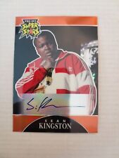 Sean Kingston /5 Orange Pro Set Superstars Autograph Card 2021 Leaf Pop Century