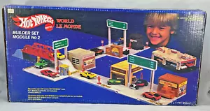 HOT WHEELS WORLD IL MONDO LE MONDE BUILDER SET 2 MEINE KLEINE STADT 5055 VINTAGE - Imagen 1 de 9