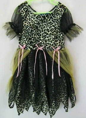 Vestido Tutú Estampado Leopardo Gato Niñas The Childrens Place Niñas Talla 3 4 Disfraz Halloween Foto 1 de 4