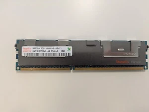 Hynix 4GB 2Rx4 PC3-10600R registered ECC RAM HMT151R7BFR4C-H9 DB AB-C - Afbeelding 1 van 1
