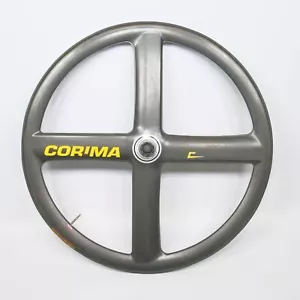 Corima 4 Spoke Rear Wheel 700c Tubular Campagnolo Rim Brake QR 130mm Carbon - Picture 1 of 5
