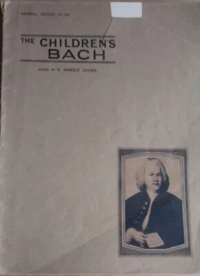 The Children's Bach (Harold Davies ed.) sheet music PBK Imperial Edition No 354 - Image 1 of 4