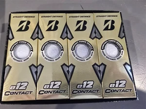 Bridgestone e12 Contact 1 Dozen Golf Balls New in Package Box White - Picture 1 of 2