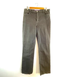 NYDJ Not Your Daughters Jeans Sz 16 Aus Black Marilyn Straight Leg Denim Jeans - Picture 1 of 16