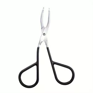 Scissors Shaped Eyebrow Tweezer Clip with Easy Scissor Handle, Scissor Handle Tw - Picture 1 of 11