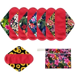 Random Prints Small Size Cloth Menstrual Pads Reusable Sanitary Pads - Picture 1 of 8