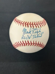 Mark Fidrych Signed Auto Baseball w/ Inscription Detroit Tigers PSA COA 442 - Picture 1 of 3