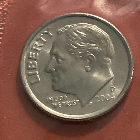 2004 D Roosevelt Dime • BU • #230704 Cover