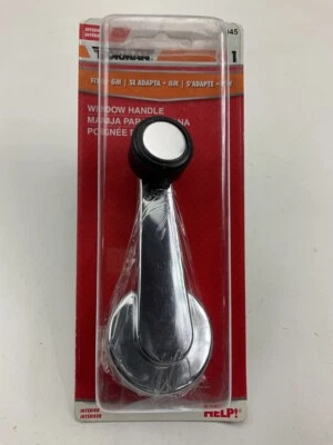 Dorman 76945 Window Chrome Crank Handle W/ Black Knob For Chevrolet / GMC Trucks - Image 1 of 4