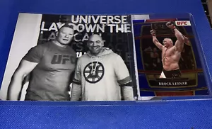 Brock Lesnar Dana White Photo & Card Lot - Picture 1 of 4