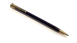 VINTAGE URUSHI MINI JAPANISCHER TAGEBUCHSTIFT IN LILA URUSHI HERGESTELLT IN JAPAN OC - Bild 1 von 7