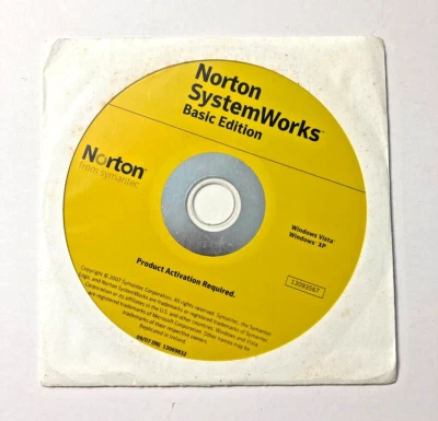 Norton System Works Basic Edition 2007 CD-ROM (Windows Vista, Windows XP) - Image 1 of 2