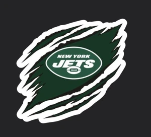 NEW YORK JETS Logo Sticker Bat Stickers Car NFL Football Decal - Picture 1 of 1