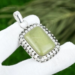 Muttertagsangebot Kaiserlicher Jaspis Edelstein Sterlingsilber Trendy Lünette Anhänger - Bild 1 von 7