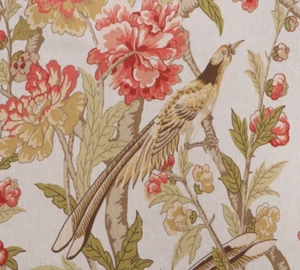 4 cortinas Scalamandre Imperial Songbird Devon, único hallazgo especial - Imagen 1 de 4