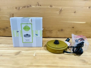 Scentsy Elektrischer Wachswärmer Sockel mit Leuchtmittel - Glassockel schmal - gold - offene Box - Bild 1 von 5