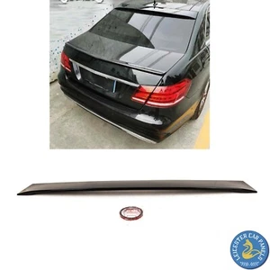 Mercedes E-Class W212 Rear Roof Boot Lip Spoiler AMG Style Gloss Black 2009-2016 - Picture 1 of 10