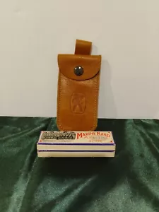 Germany Made M. Hohner Old Standby F Harmonica in Box With Case - Picture 1 of 7