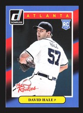 2014 Panini Donruss Baseball "The Rookies" MLB RC #40 David Hale The Rookies