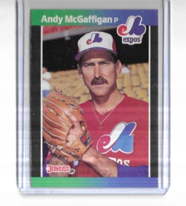 1989 Donruss #338 Andy McGaffigan Montreal Expos - Picture 1 of 2