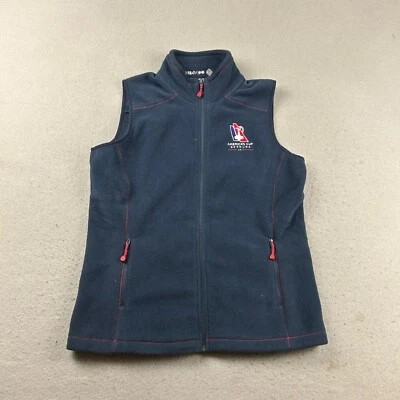 Vineyard Vines 美洲杯百慕大 2017 背心女式中号蓝色全拉链夹克 — 第 1/4 张图片