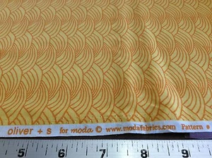 MODERN WORKSHOP # 11174-20 YELLOW GOLD BY OLIVER + S FOR MODA- 1 1/4 YARDS - Picture 1 of 3