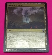 RUPTURE SPIRE -  MTG Commander Legends - PACK FRESH ETCHED FOIL 355/361