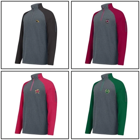 J America NCAA Men's Alpha 1/4 Zip Sweatshirt Cover