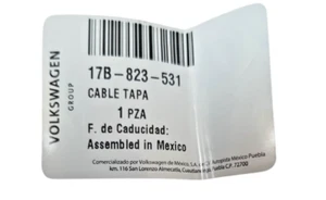 17B823531 VW GENUINE HOOD RELEASE CABLE LID LATCH FOR JETTA/GLI 2019-2024 - Picture 1 of 2